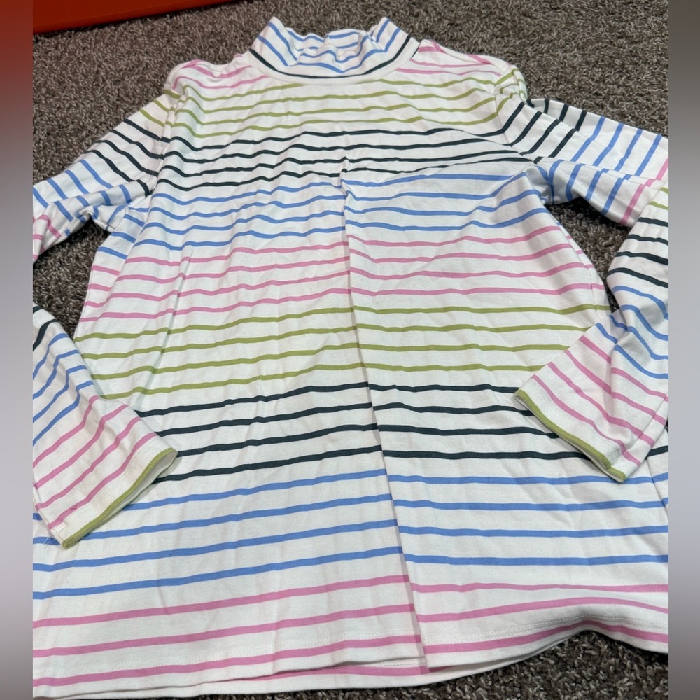 🍋‍🟩Striped Multicolor turtleneck Shirt